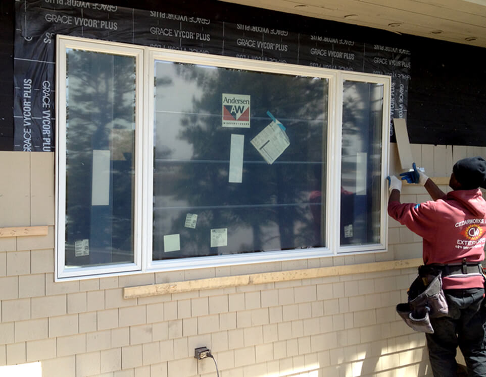 Cedarworks installs windows in Wellfleet, MA